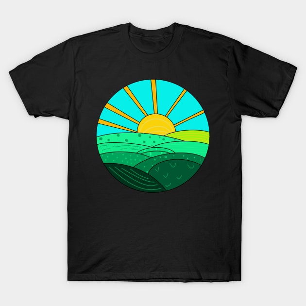 Sunrise T-Shirt by Muyaya